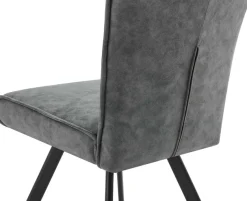 byLIVING Esszimmerstuhl »ROBBIE« (Set) 2 Stk.Microfaser, 360° drehbar, Taschenfederkern,Steppung Rücken, Keder