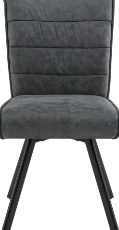 byLIVING Esszimmerstuhl »ROBBIE« (Set) 2 Stk.Microfaser, 360° drehbar, Taschenfederkern,Steppung Rücken, Keder