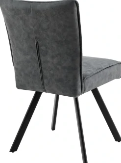 byLIVING Esszimmerstuhl »ROBBIE« (Set) 2 Stk.Microfaser, 360° drehbar, Taschenfederkern,Steppung Rücken, Keder