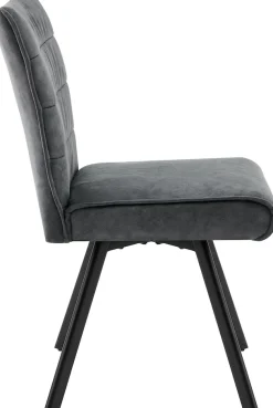 byLIVING Esszimmerstuhl »ROBBIE« (Set) 2 Stk.Microfaser, 360° drehbar, Taschenfederkern,Steppung Rücken, Keder