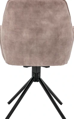 byLIVING Esszimmerstuhl »Sarina« () 2er-Set, hochwertiger Vintage-Samt Bezug mit Steppung, 360Grad drehbar