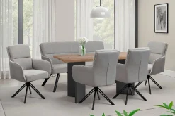 byLIVING Esszimmerstuhl »Tino« (Set) 2 Stk.360 Grad drehbar mit Federkernpolsterung, hochwertige Polsterbezüge