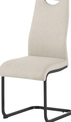 byLIVING Freischwinger »CAPRI« (Set) 2 Stk.Webstoff, bis 110 kg, Schaumstoff, Schwingstuhlgestell, mit Griff