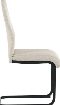 byLIVING Freischwinger »CAPRI« (Set) 2 Stk.Webstoff, bis 110 kg, Schaumstoff, Schwingstuhlgestell, mit Griff