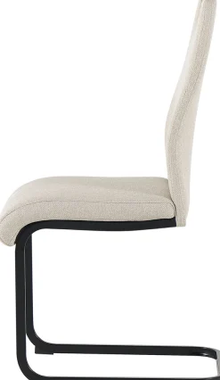 byLIVING Freischwinger »CAPRI« (Set) 2 Stk.Webstoff, bis 110 kg, Schaumstoff, Schwingstuhlgestell, mit Griff