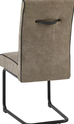 byLIVING Freischwinger »Maria-XXL 2er-Set« (Set) 2 Stk.mit gemütlicher Federkernpolsterung und XXL Belastbarkeit bis zu 150kg