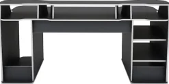 byLIVING Gamingtisch »MATRIX« 180 cm mit Platz für 3 Bildschirme, gratis Aufkleberset