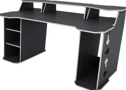 byLIVING Gamingtisch »MATRIX« 180 cm mit Platz für 3 Bildschirme, gratis Aufkleberset