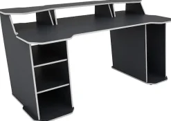 byLIVING Gamingtisch »MATRIX« 180 cm mit Platz für 3 Bildschirme, gratis Aufkleberset