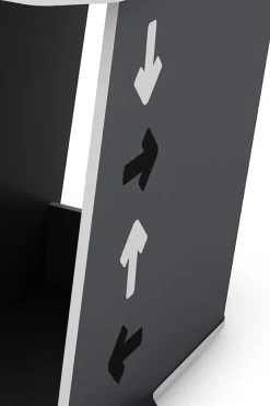 byLIVING Gamingtisch »MATRIX« 180 cm mit Platz für 3 Bildschirme, gratis Aufkleberset