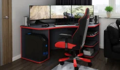 byLIVING Gamingtisch »Thanatos« Breite 198 cm, moderner Eckschreibtisch