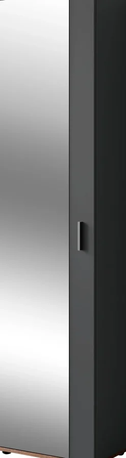 byLIVING Garderobenschrank »Jakob« mit großem Spiegel, Breite 49 cm