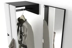byLIVING Kompaktgarderobe »Dielen - Set Nante« 2 Stk. tlg. maximale Ordnung auf wenig Fläche mit Spiegel, Kleiderstange und Haken