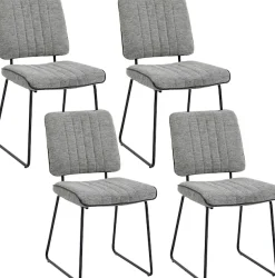 byLIVING Kufenstuhl »Liam 4er-Set« (Set) 4 Stk.moderner Stuhl im praktischen 4er-Set mit Metallgestell