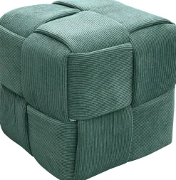 byLIVING Pouf »URBAN« Bezug Cord in verschiedenen Farben, Schaumstoff