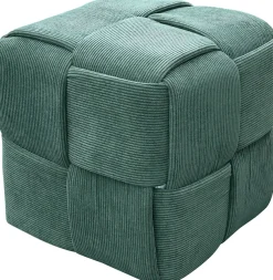 byLIVING Pouf »URBAN« Bezug Cord in verschiedenen Farben, Schaumstoff