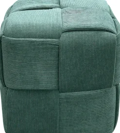 byLIVING Pouf »URBAN« Bezug Cord in verschiedenen Farben, Schaumstoff