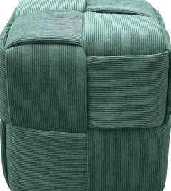 byLIVING Pouf »URBAN« Bezug Cord in verschiedenen Farben, Schaumstoff