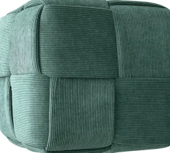 byLIVING Pouf »URBAN« Bezug Cord in verschiedenen Farben, Schaumstoff