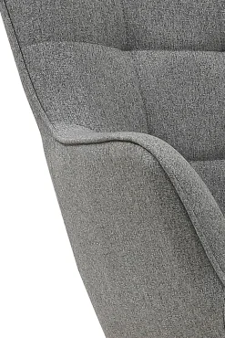 byLIVING Schaukelstuhl »Richie« () 1 Stk.moderne Metallbeine mit Holzkufe, in Webstoff oder Cord erhältlich