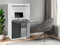 byLIVING Sekretär »Hannes« platzsparende Arbeitslösung mit viel Stauraum, Breite 80 cm