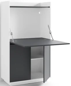 byLIVING Sekretär »Hannes« platzsparende Arbeitslösung mit viel Stauraum, Breite 80 cm