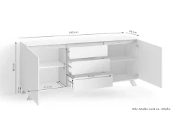 byLIVING Sideboard »Valentin«
