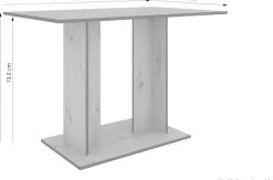 byLIVING Säulen-Esstisch »TOM« Artisan Eiche (Eiche-Optik), 100 kg, 4 Sitzplätze, Säule: 25 x 56,6 cm