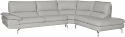 CALIA ITALIA Ecksofa »Dave, italienisches Designsofa L-Form, erstklassiger Sitzkomfort« Ottomane wahlweise links oder rechts, in zwei tollen Lederqualitäten