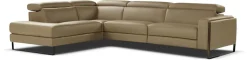 CALIA ITALIA Ecksofa »Pier, Design und erstklassiger Sitzkomfort im Einklang, L-Form« in hochwertigem Lederbezug, 310 cm Breite