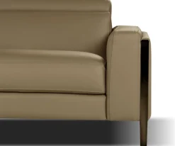 CALIA ITALIA Ecksofa »Pier, Design und erstklassiger Sitzkomfort im Einklang, L-Form« in hochwertigem Lederbezug, 310 cm Breite