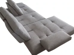 CALIA ITALIA Ecksofa »Toby Wing, B/T: 278/153 cm, Designsofa mit hohem Sitzkomfort, L-Form« inklusive Sitztiefenverstellung, Füße in chrom glänzend