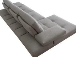 CALIA ITALIA Ecksofa »Toby Wing, B/T: 278/153 cm, Designsofa mit hohem Sitzkomfort, L-Form« inklusive Sitztiefenverstellung, Füße in chrom glänzend