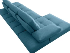 CALIA ITALIA Ecksofa »Toby Wing, B/T: 308/153 cm, Multifunktionssofa, Designsofa, L-Form« inkl. Sitztiefenverstellung und Armlehnfunktion, Füße in schwarz matt