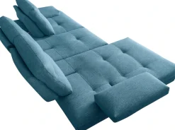 CALIA ITALIA Ecksofa »Toby Wing, B/T: 308/153 cm, Multifunktionssofa, Designsofa, L-Form« inkl. Sitztiefenverstellung und Armlehnfunktion, Füße in schwarz matt