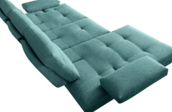 CALIA ITALIA Ecksofa »Toby Wing, B/T: 288/153 cm, Designsofa mit hohem Sitzkomfort, L-Form« inklusive Sitztiefenverstellung, Füße in chrom glänzend