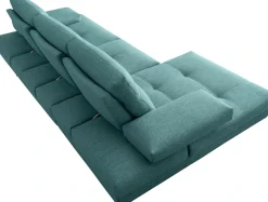 CALIA ITALIA Ecksofa »Toby Wing, B/T: 288/153 cm, Designsofa mit hohem Sitzkomfort, L-Form« inklusive Sitztiefenverstellung, Füße in chrom glänzend