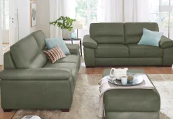 CALIA ITALIA Hocker »Gaia, in edlem Design und mit erstklassigem Sitzkomfort« aus pflegeleichtem Luxus-Microfaser Ginevra Hydro Care