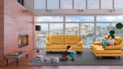 CALIA ITALIA Polstergarnitur »Cezanne, italienisches Design trifft erstklassigen Sitzkomfort, Leder« Set,Edles Designsofa in besonders langlebigen & pflegeleichten Lederarten