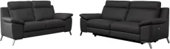 CALIA ITALIA Polstergarnitur »Roby« Set, 2 Stk. tlg. in Leder, mit elektrischer Relaxfunktion
