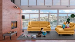 CALIA ITALIA 2,5-Sitzer »Cezanne, italienisches Design trifft erstklassigen Sitzkomfort, Leder« Edles Designsofa in besonders langlebigen & pflegeleichten Lederarten