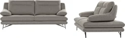CALIA ITALIA 3-Sitzer »Cezanne modern, elegant und bequem, aufwendige Detailverarbeitung« wahlweise mit Sitztiefenverstellung,