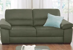 CALIA ITALIA 2-Sitzer »Gaia, Sofa im edlen Design und mit erstklassigem Sitzkomfort« aus pflegeleichtem Luxus-Microfaser Ginevra Hydro Care