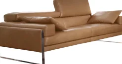 CALIA ITALIA 2-Sitzer »Romeo, Designsofa der Extraklasse mit tollem Sitzkomfort, Breite 182cm« edle Design Kufenfüße und edlem Lederbezug