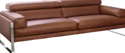 CALIA ITALIA 2,5-Sitzer »Romeo, Designsofa der Extraklasse mit tollem Sitzkomfort« Designkufenfuß und hochwertigem Lederbezug