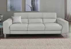 CALIA ITALIA 3-Sitzer »Simon, toller Sitzkomfort, italienisches Designsofa« in zwei Lederqualitäten