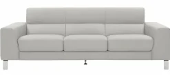 CALIA ITALIA 3-Sitzer »Simon, toller Sitzkomfort, italienisches Designsofa« in zwei Lederqualitäten