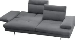 CALIA ITALIA 3,5-Sitzer »Toby Wing, 228 cm breit, italienisches Designsofa, Megasofa« inkl. Sitztiefenverstellung und Armteilfunktion, Füße in Schwarz matt