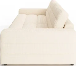 3C Candy Big-Sofa »Stripes Megasofa, tolle Verarbeitungsdetails, bequem, Breite 296cm« Lose Rückenkissen, mit feiner Quersteppung