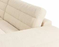 3C Candy Big-Sofa »Stripes Megasofa, tolle Verarbeitungsdetails, bequem, Breite 296cm« Lose Rückenkissen, mit feiner Quersteppung